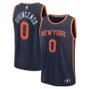 Comodo Gorgeous Bellissimo Donte DiVincenzo New York Knicks Fast Break Replica Player Jersey Statement Edition Navy