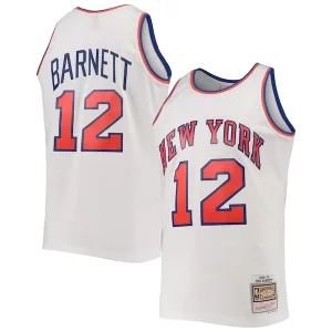 Trendy Dick Barnett New York Knicks 1969/70 Hardwood Classics Swingman Jersey White