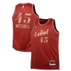 Cool Moderno Eccezionale Donovan Mitchell Cleveland Cavaliers Nike Youth Swingman Replica Jersey City Edition Wine