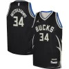 Lussuoso Splendido Giannis Antetokounmpo Milwaukee Bucks Jordan Brand Youth Swingman Jersey Statement Edition Black