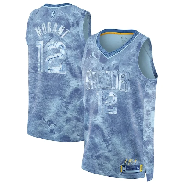 Eccezionale Delizioso Ja Morant Memphis Grizzlies Nike Unisex Select Series Swingman Jersey Light Blue