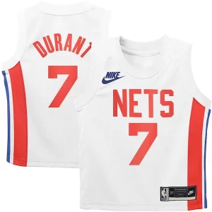 Eccezionale Incantevole Sofisticato Kevin Durant Brooklyn Nets Nike Preschool 2022/23 Swingman Jersey White Classic Edition