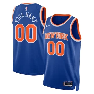 Comodo Pratico Ottimo New York Knicks Nike Unisex Swingman Custom Jersey Blue Icon Edition