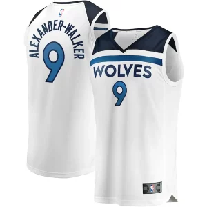 Cool Nickeil Alexander Walker Minnesota Timberwolves Youth Fast Break Replica Player Jersey Association Edition White