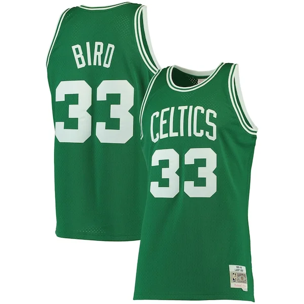 Pratico Splendido Larry Bird Boston Celtics 1985/86 Big & Tall Hardwood Classics Swingman Jersey Kelly Green