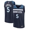 Incantevole Carino Anthony Edwards Minnesota Timberwolves Fast Break Replica Player Jersey Icon Edition Navy