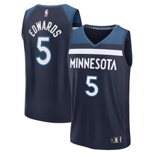 Incantevole Carino Anthony Edwards Minnesota Timberwolves Fast Break Replica Player Jersey Icon Edition Navy