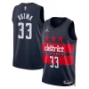 Attraente Moderno Sofisticato Kyle Kuzma Washington Wizards Jordan Brand Unisex 2024/25 Swingman Jersey Statement Edition Navy