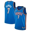 Splendido Attraente Elegante Chet Holmgren Oklahoma City Thunder Nike Youth Swingman Jersey Icon Edition Blue