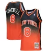 Delizioso Elegante Latrell Sprewell New York Knicks 1998/99 Hardwood Classics Fadeaway Swingman Player Jersey Orange/Black