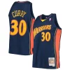 Fascinante Prestigioso Resistente Stephen Curry Golden State Warriors Hardwood Classics Swingman Jersey Navy/White