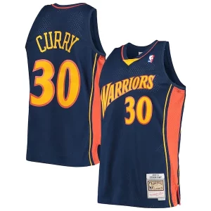Fascinante Prestigioso Resistente Stephen Curry Golden State Warriors Hardwood Classics Swingman Jersey Navy/White