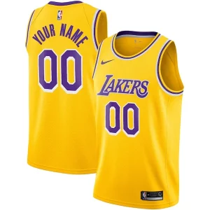Duraturo Bellissimo Los Angeles Lakers Nike Custom Swingman Jersey Gold Icon Edition