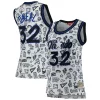 Duraturo Fantastico Shaquille O'Neal Orlando Magic Women's 1994 Doodle Swingman Jersey White