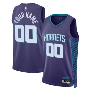 Fascinante Charlotte Hornets Jordan Brand Unisex 2022/23 Swingman Custom Jersey Statement Edition Teal