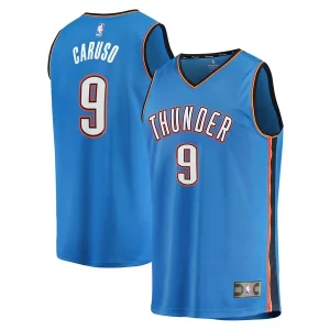 Eccezionale Alex Caruso Oklahoma City Thunder Fast Break Replica Player Jersey Icon Edition Blue