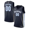 Gorgeous Memphis Grizzlies Nike Swingman Custom Jersey Navy Icon Edition