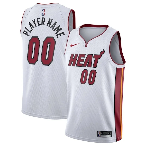 Elegante Miami Heat Nike 2020/21 Swingman Custom Jersey Association Edition White