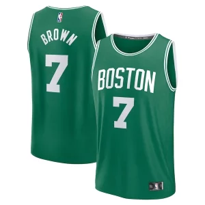 Ottimo Raffinato Prestigioso Jaylen Brown Boston Celtics Fast Break Replica Player Jersey Icon Edition Kelly Green
