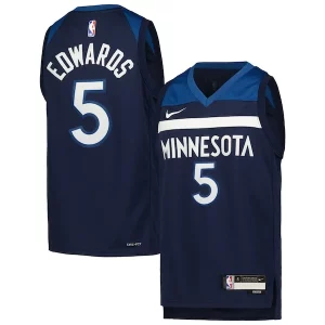 Pratico Cool Anthony Edwards Minnesota Timberwolves Nike Youth Swingman Jersey Icon Edition Navy