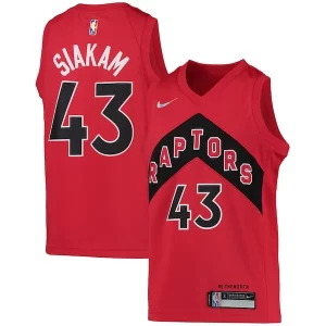 Trendy Pascal Siakam Toronto Raptors Nike Youth 2021/22 Diamond Swingman Jersey Icon Edition Red