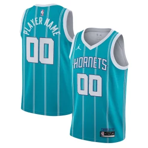Magnifico Delizioso Charlotte Hornets Jordan Brand 2020/21 Swingman Custom Jersey Icon Edition Teal