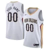 Pratico Attraente Delizioso New Orleans Pelicans Nike Unisex Swingman Custom Jersey White Association Edition