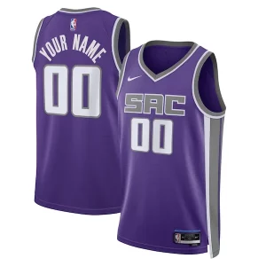 Incantevole Carino Sacramento Kings Nike Unisex Swingman Custom Jersey Purple Icon Edition
