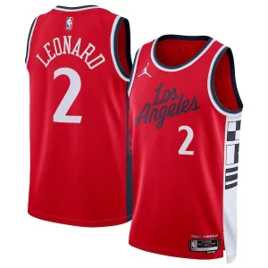 Eccezionale Kawhi Leonard LA Clippers Jordan Brand Unisex 2024/25 Swingman Jersey Statement Edition Red