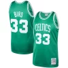 Meraviglioso Larry Bird Boston Celtics 1985/86 Hardwood Classics Authentic Jersey Kelly Green
