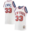 Splendido Prestigioso Patrick Ewing New York Knicks 1985/86 Hardwood Classics Authentic Jersey White