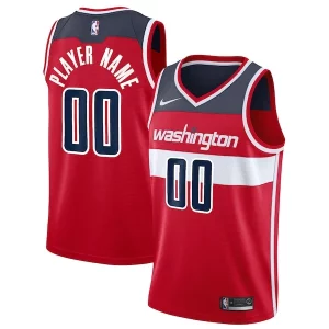 Lussuoso Stupendo Resistente Washington Wizards Nike 2020/21 Swingman Custom Jersey Icon Edition Red