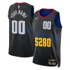 Accattivante Denver Nuggets Nike Unisex 2023/24 Custom Swingman Jersey Black City Edition