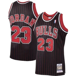 Meraviglioso Delizioso Lussuoso Michael Jordan Chicago Bulls 1995/96 Hardwood Classics Authentic Jersey Black/Scarlet/White