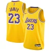 Prestigioso Lussuoso LeBron James Los Angeles Lakers Nike Youth Swingman Jersey Icon Edition Gold