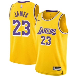 Prestigioso Lussuoso LeBron James Los Angeles Lakers Nike Youth Swingman Jersey Icon Edition Gold