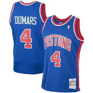 Fascinante Gorgeous Joe Dumars Detroit Pistons 1988/89 Hardwood Classics Swingman Jersey Blue