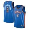 Splendido Lussuoso Shai Gilgeous Alexander Oklahoma City Thunder Nike Youth Swingman Jersey Icon Edition Blue
