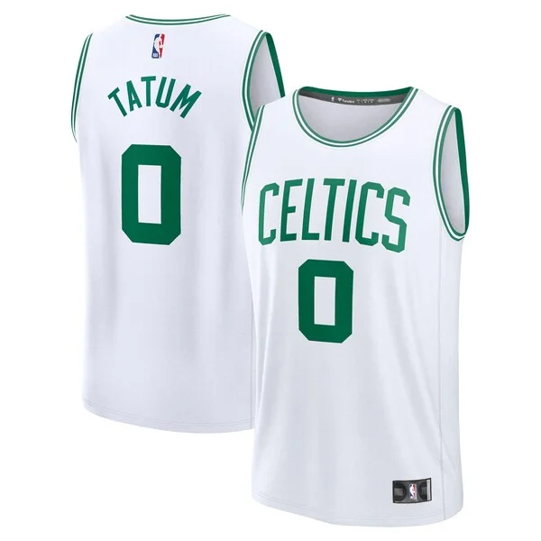 Stupendo Delizioso Jayson Tatum Boston Celtics Fast Break Replica Player Jersey Association Edition White