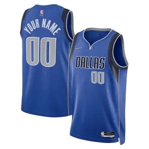 Meraviglioso Incantevole Duraturo Dallas Mavericks Nike 2021/22 Diamond Swingman Custom Jersey Icon Edition Blue