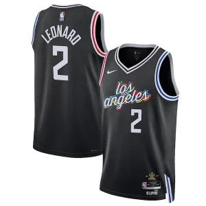 Comodo Accattivante Kawhi Leonard LA Clippers Nike Unisex 2022/23 Swingman Jersey City Edition Black