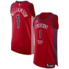 Trendy Lussuoso Zion Williamson New Orleans Pelicans Jordan Brand Authentic Jersey Association Edition Red