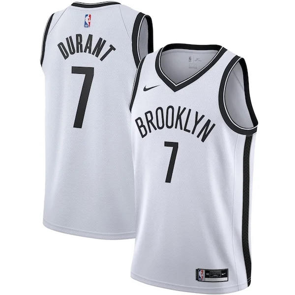 Eccezionale Meraviglioso Kevin Durant Brooklyn Nets Nike 2020/21 Swingman Jersey White Association Edition