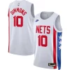 Splendido Pratico Fascinante Ben Simmons Brooklyn Nets Nike Swingman Jersey Classic Edition White