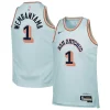 Sofisticato Victor Wembanyama San Antonio Spurs Nike Youth 2024/25 Swingman Player Jersey City Edition Light Blue