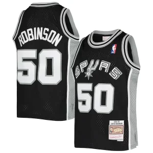 Lussuoso David Robinson San Antonio Spurs Youth 1998/99 Hardwood Classics Swingman Jersey Black