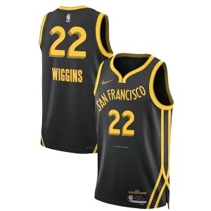 Bellissimo Carino Andrew Wiggins Golden State Warriors Nike Unisex 2023/24 Swingman Jersey Black City Edition