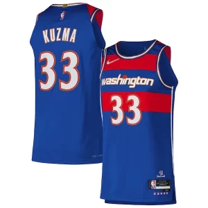 Trendy Kyle Kuzma Washington Wizards Nike Authentic Player Jersey City Edition Royal