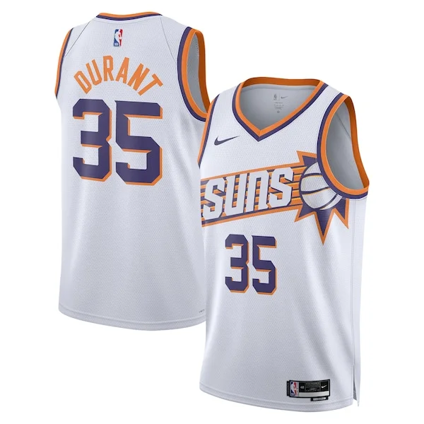 Fascinante Classico Kevin Durant Phoenix Suns Nike Unisex Swingman Jersey Association Edition White/Purple
