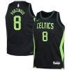 Classico Kristaps Porzingis Boston Celtics Nike Youth 2024/25 Swingman Player Jersey City Edition Black